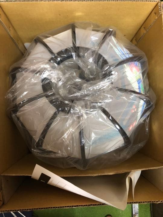 未使用　回転灯籠　1個　黒　ブラック