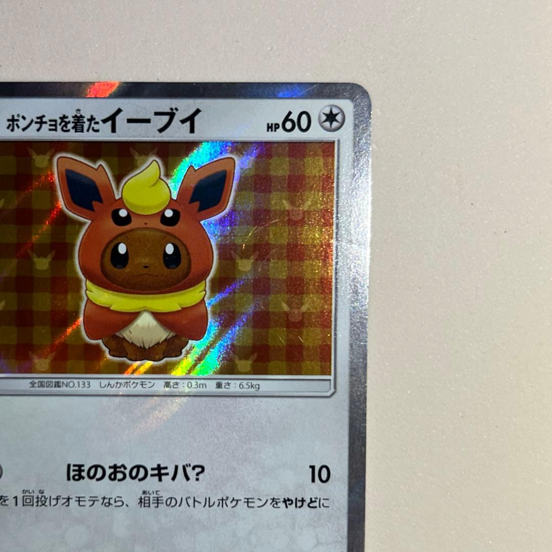 ポケモンカード ポンチョを着たイーブイ ブースター プロモ