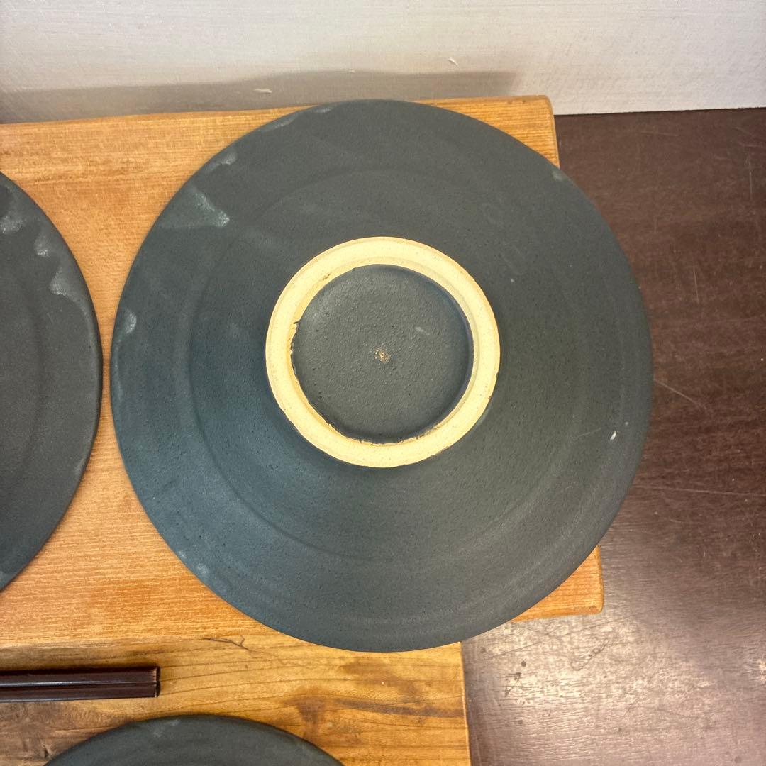 新品　陶器　陶芸作家　リム鉢5個 613