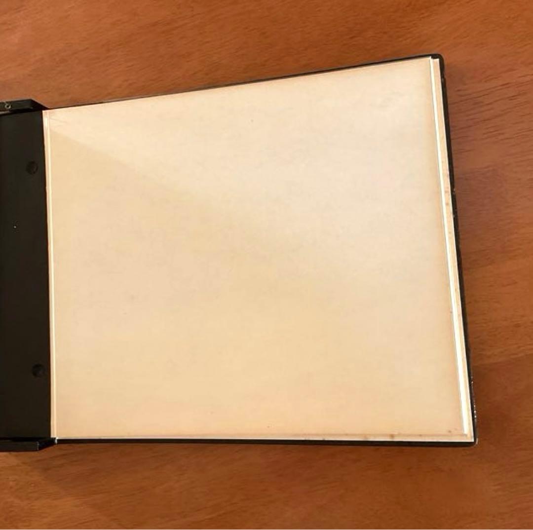 オルゴール付き写真アルバム ヴィンテージ 貝細工 シェル 卓上フォトアルバム 鷲