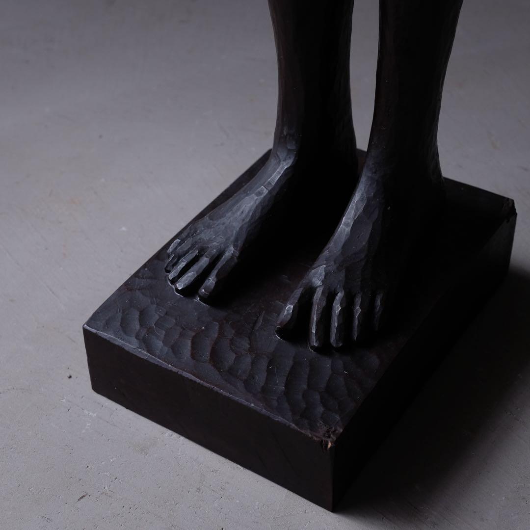 sansui77jpさま専用　木彫裸婦像 高さ95㎝　木彫り 女性像 オブジェ