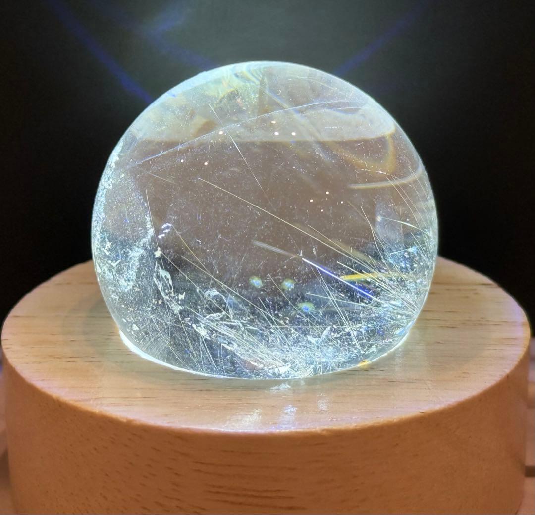 激レア⭐︎ クォーツインルチルクォーツ スフィア 丸玉 約4cm 水晶 天然石