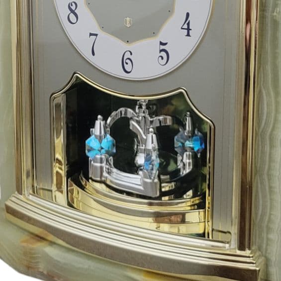 SEIKO　セイコー　置き時計　オニキス　エンブレム