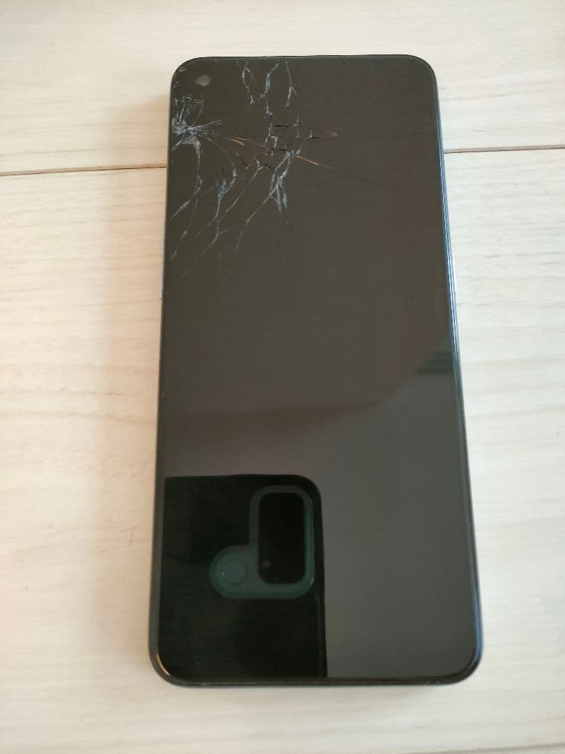 OPPO RENO5A ブルー　画面割れCPH2199SIMフリー