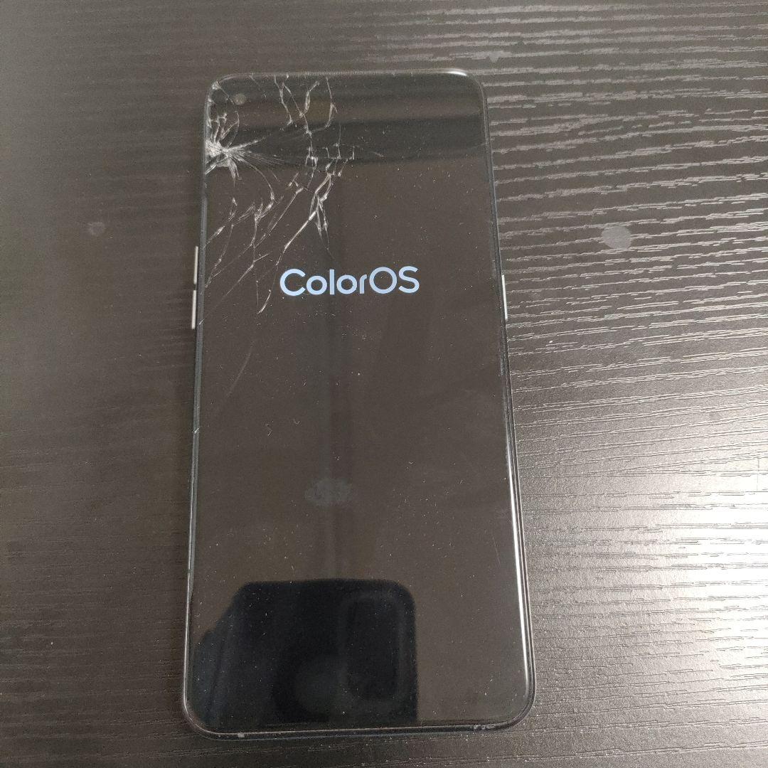 OPPO RENO5A ブルー　画面割れCPH2199SIMフリー