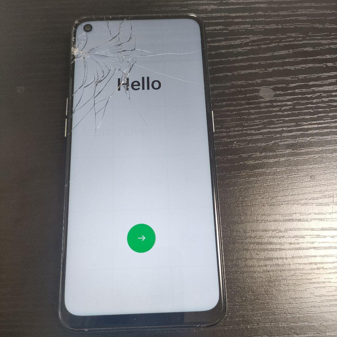 OPPO RENO5A ブルー　画面割れCPH2199SIMフリー