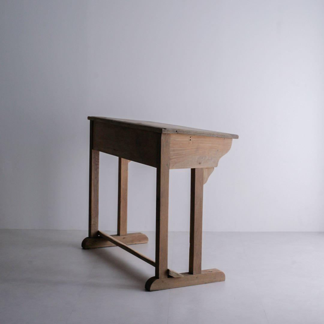 フランス　オーク材　 アンティークデスク 無垢材 プロカント 古家具