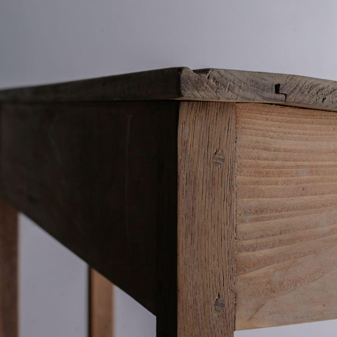 フランス　オーク材　 アンティークデスク 無垢材 プロカント 古家具