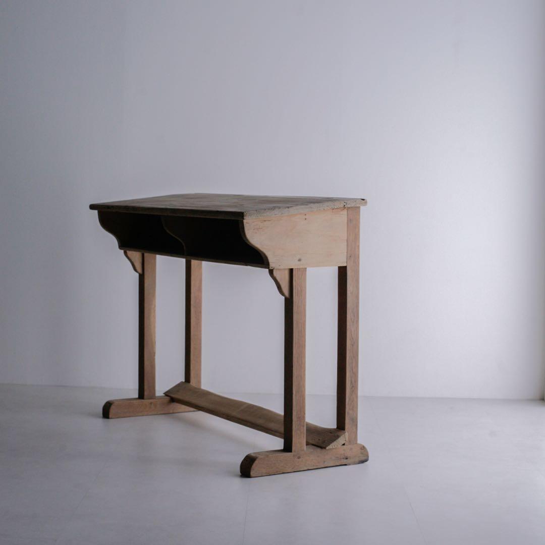 フランス　オーク材　 アンティークデスク 無垢材 プロカント 古家具
