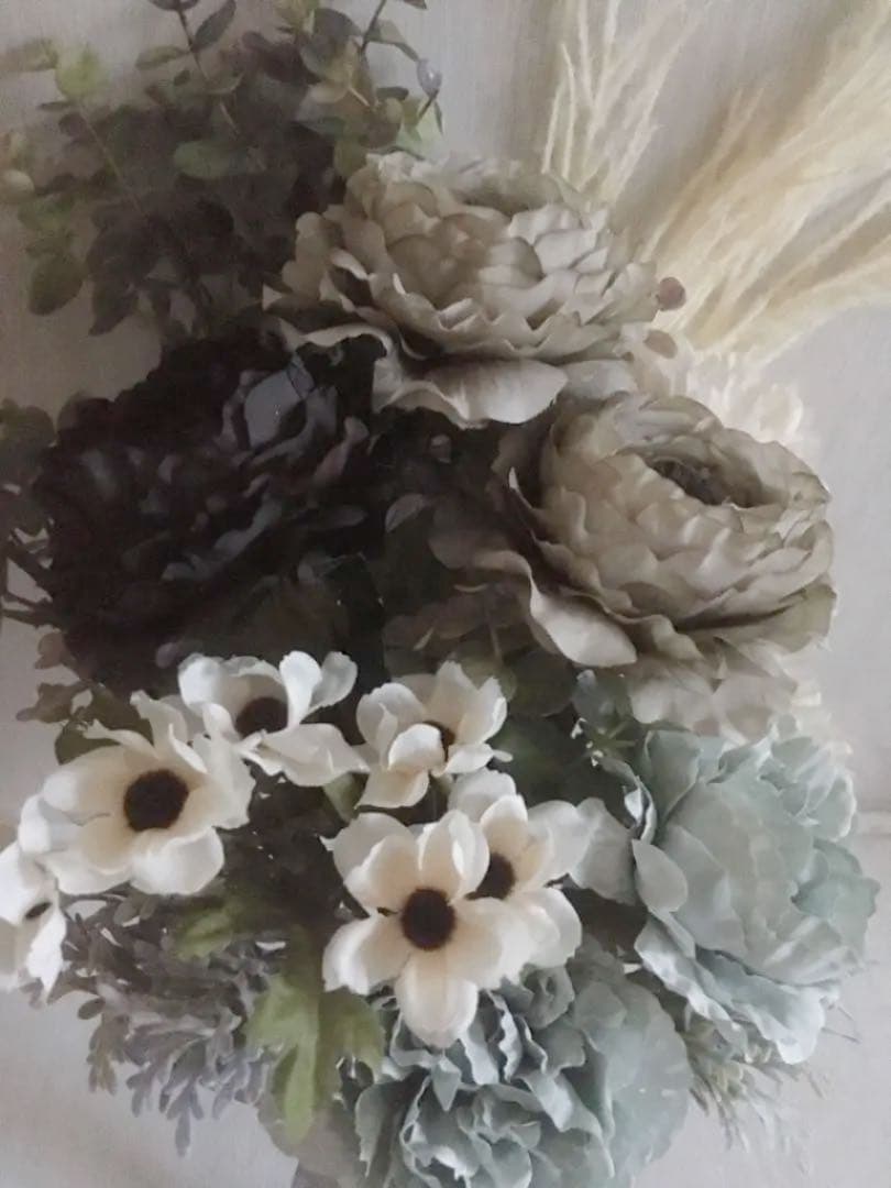 ブライダルブーケ・ブートニア　造花ブーケ クラッチブーケ