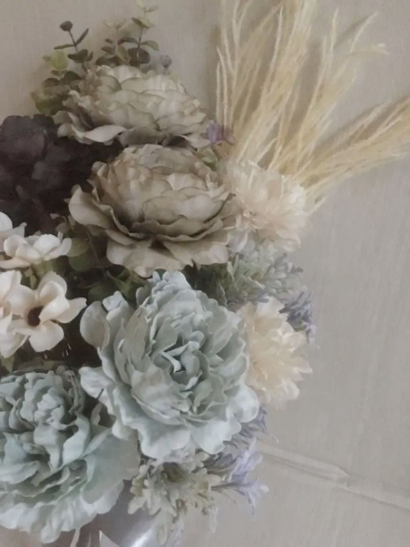 ブライダルブーケ・ブートニア　造花ブーケ クラッチブーケ