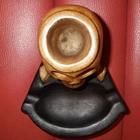 ビンテージ★スカル★灰皿★ドクロ★ガイコツ★アート★置物★小物入れ★髑髏★骸骨