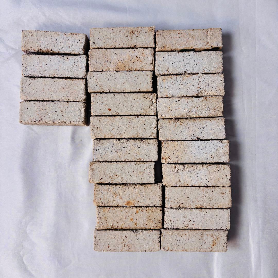 美品 陶器 箸置き セット 緑釉 土物 24個 アンティーク 和食器 おもてなし