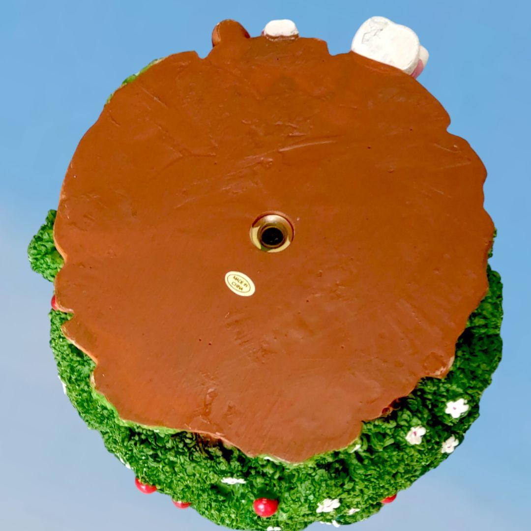 ♡激レア♡　ハローキティ　陶器フラワーポット　プランター　切り株　ジオラマ