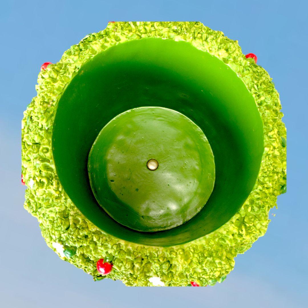 ♡激レア♡　ハローキティ　陶器フラワーポット　プランター　切り株　ジオラマ