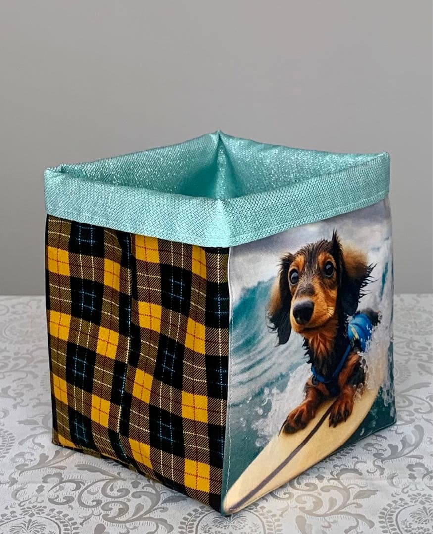 鷹18　ダックス侍　トートバッグ　小物入れ