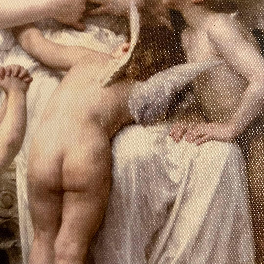 キャンバスプリントアートブグロー 急襲 絵画 額付き インテリア