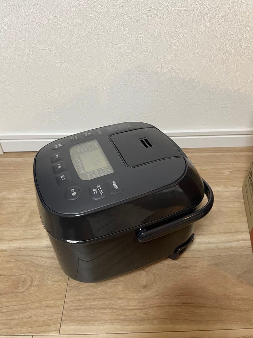 アイリスオーヤマ 炊飯器 RC-MEA30-B ブラック 0.54L