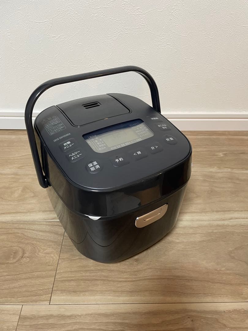 アイリスオーヤマ 炊飯器 RC-MEA30-B ブラック 0.54L