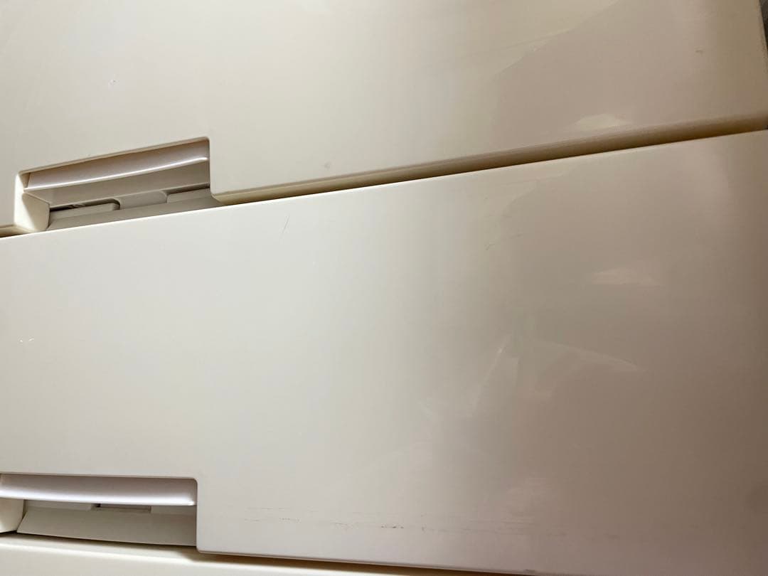 天馬　Fits フィッツ　プラスチックチェスト　6段　木製天板　幅75cm