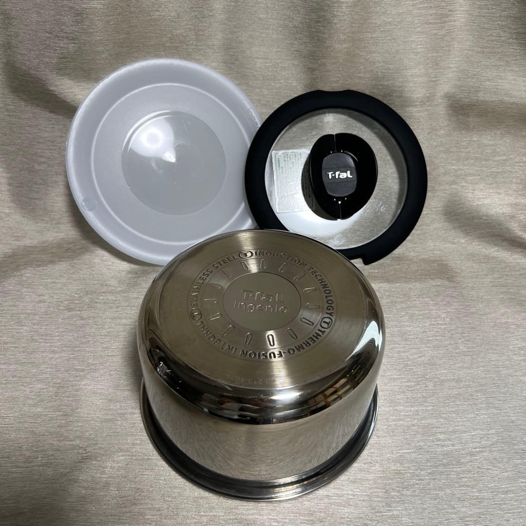 T-fal（ティファール）インジニオシリーズ ステンレス鍋 フタ 5点セット