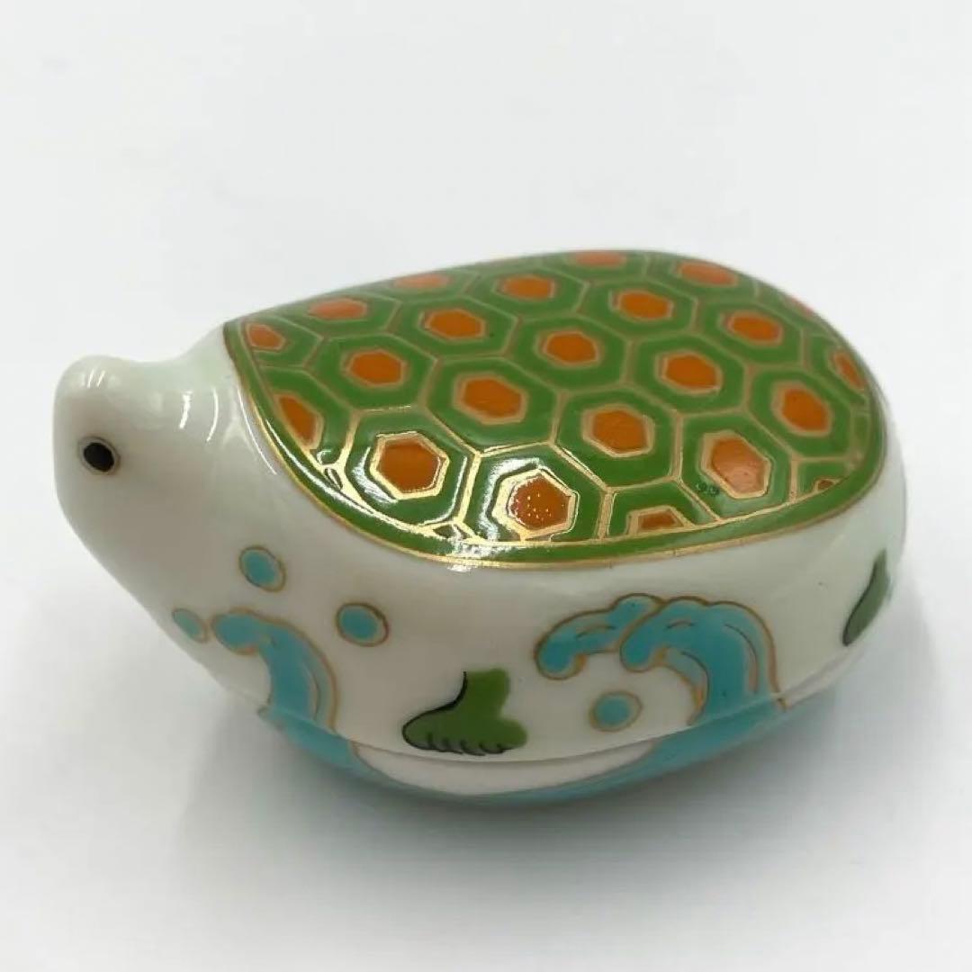 【新品】【大人気】有田焼幸楽窯　鶴亀珍味入セット　縁起物