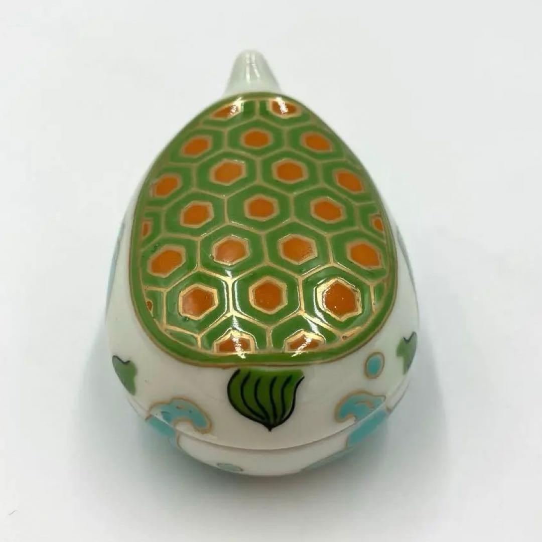 【新品】【大人気】有田焼幸楽窯　鶴亀珍味入セット　縁起物