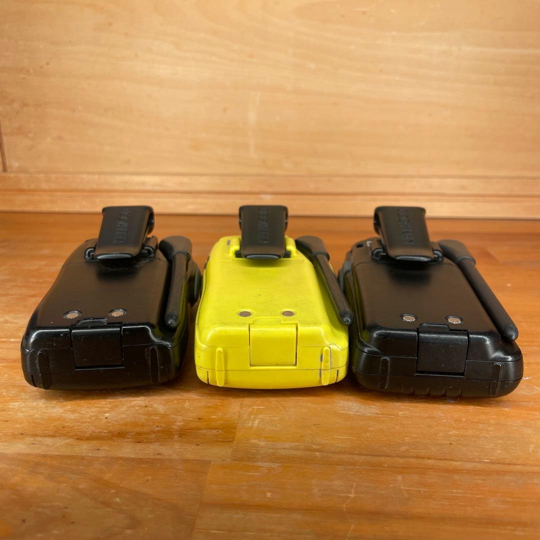 【kenwood】トランシーバー　3台　まとめ売り