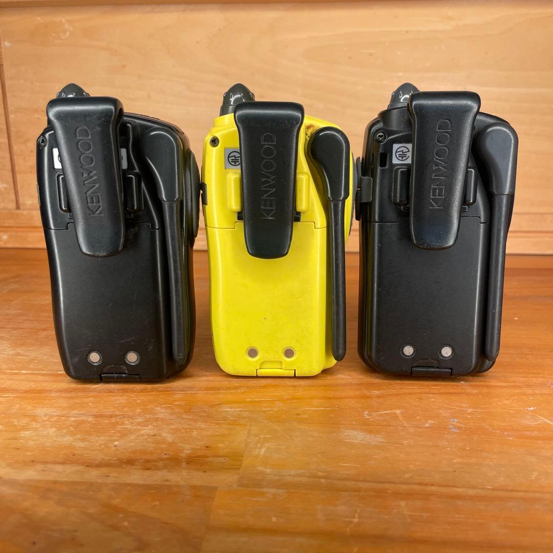 【kenwood】トランシーバー　3台　まとめ売り