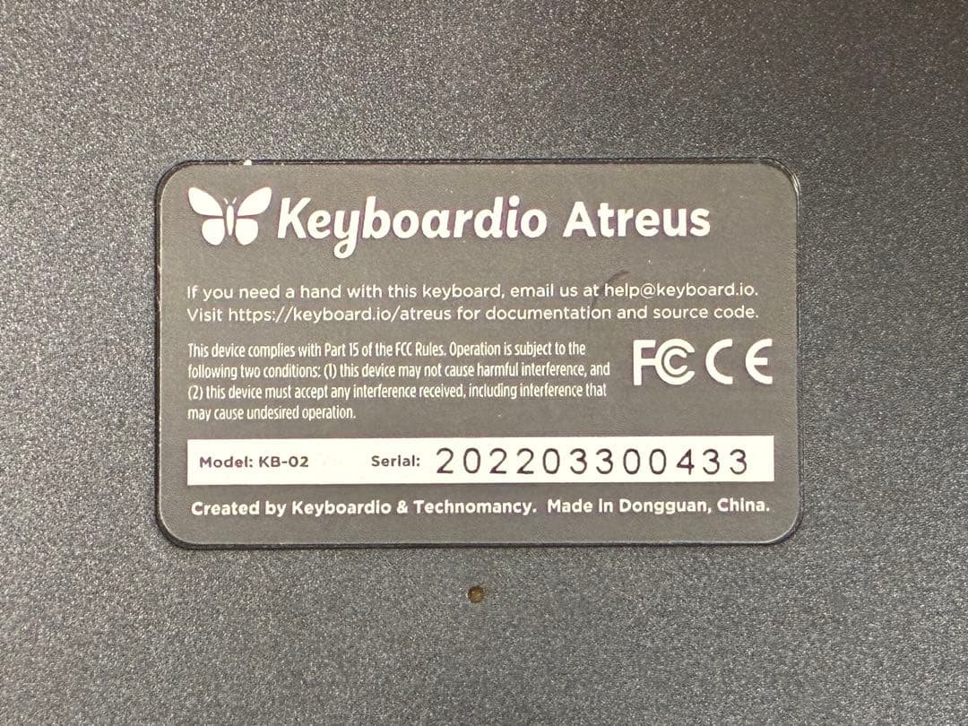 【専用ケース付】Keyboardio Atreus (赤軸)