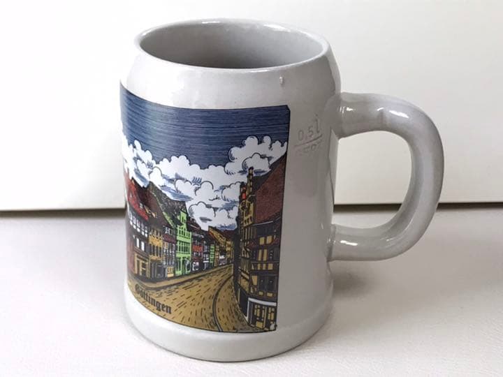 値下げしました　ドイツ製　陶器製　ビアジョッキ　9個セット