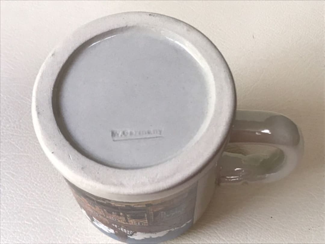 値下げしました　ドイツ製　陶器製　ビアジョッキ　9個セット