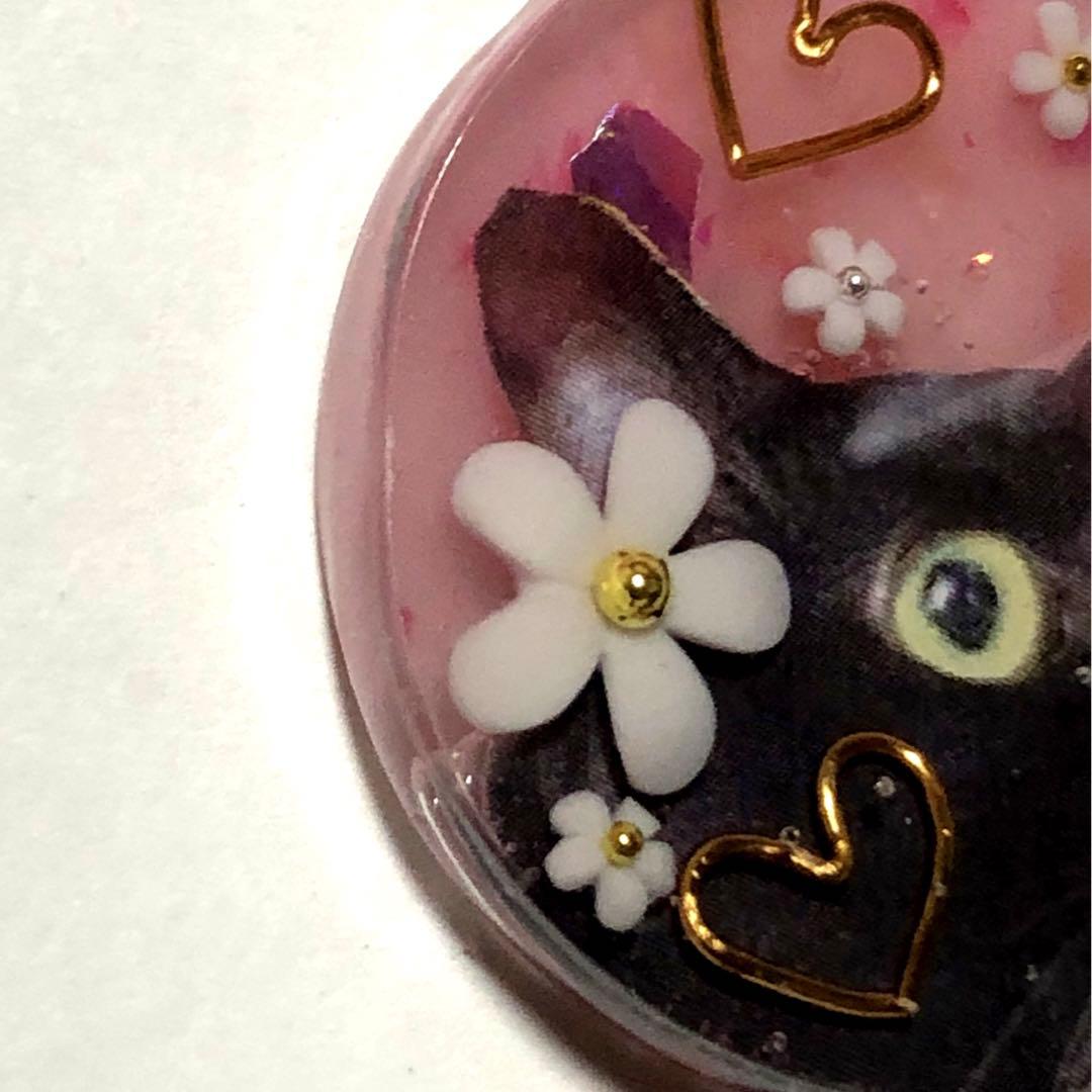 レジンヘアゴムNO.310♡おすまし猫ちゃん