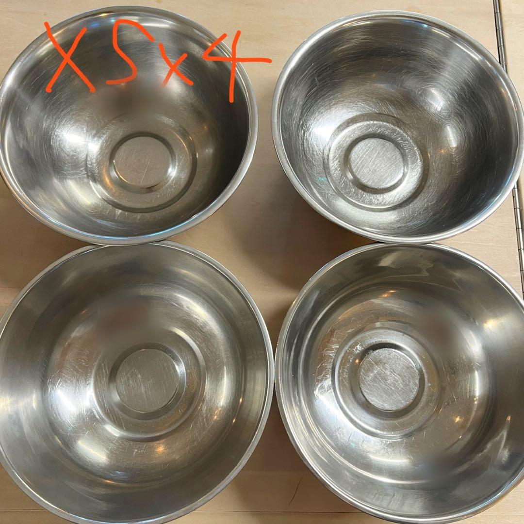 【Vintagestuページ】業務用ステンレス調理用ボウル 12個セット