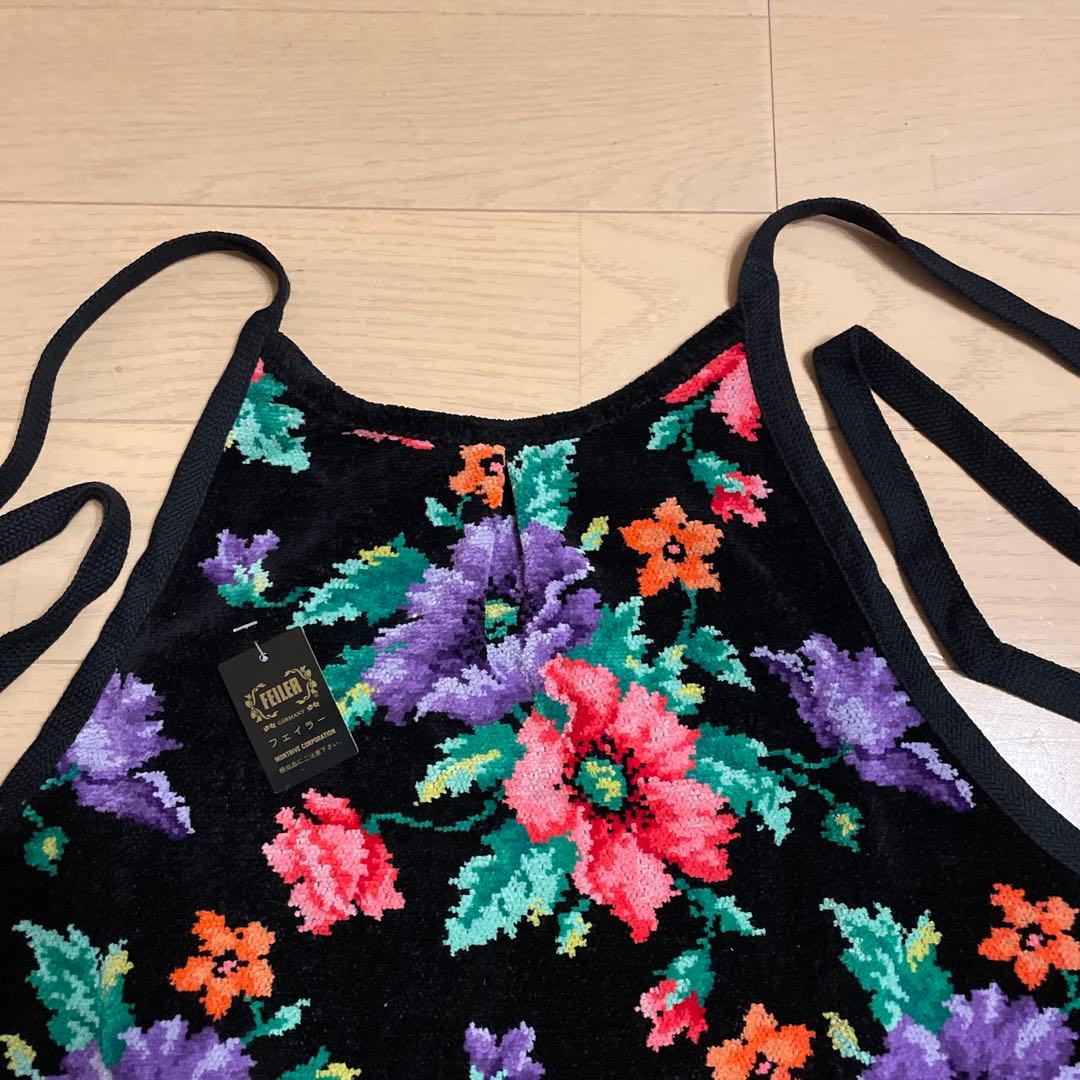 FEILER フェイラー シュニール織 エプロン ポピーズ