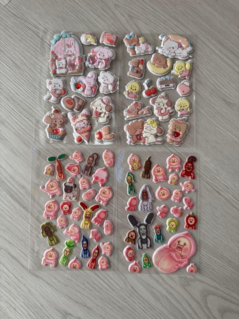 シール帳　完成品　おすそ分け　全15ページ