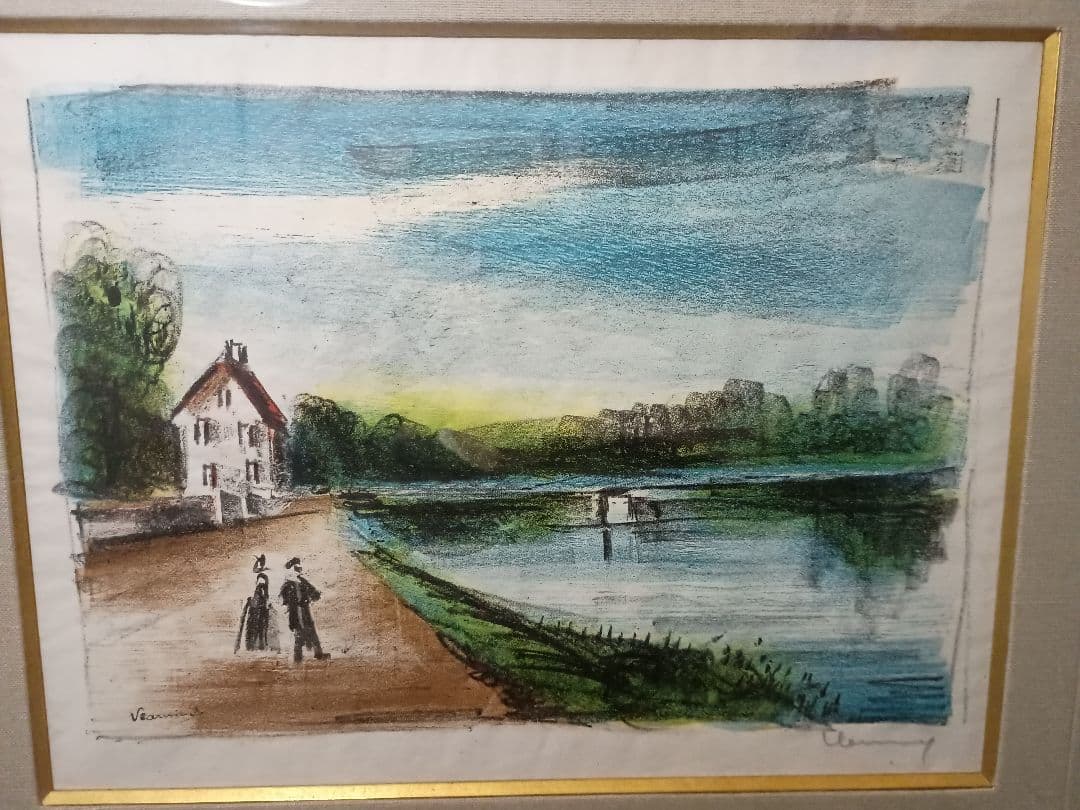 ヴラマンク　ブラマンク　リトグラフ