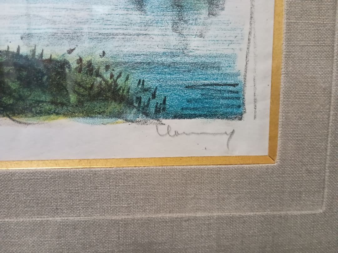 ヴラマンク　ブラマンク　リトグラフ