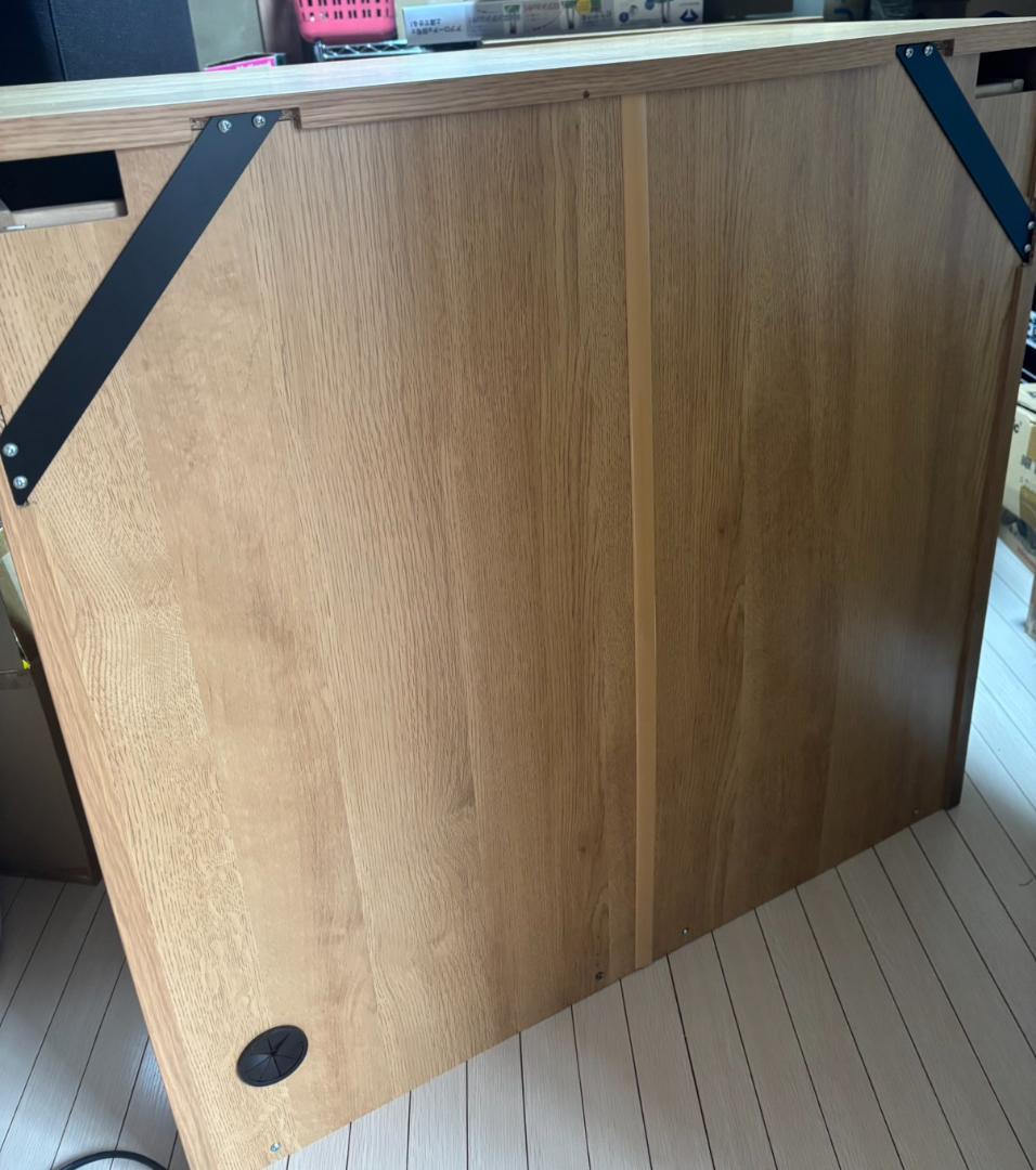 【美品】無印良品 MUJI 木製キャビネット 木扉 オーク材