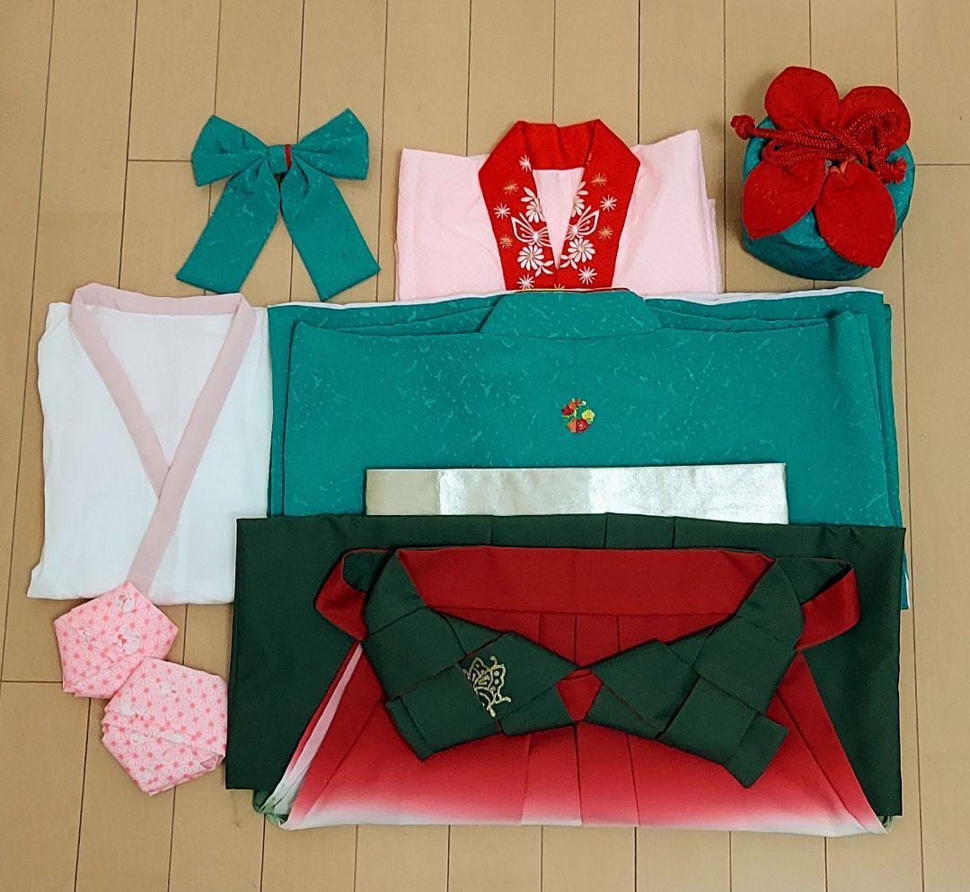 7歳女の子　袴　はいからさん　卒園・七五三