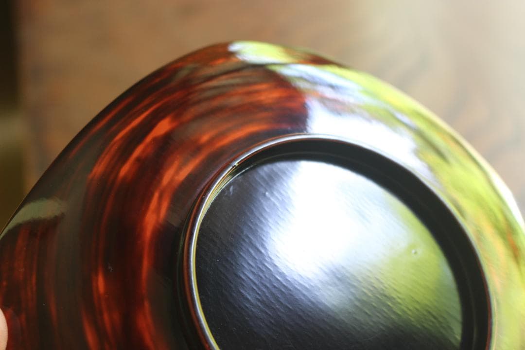 デッドストック！時代曙塗に優美な花蒔絵の映えるお皿3点（検輪島塗蒔絵皿菓子皿