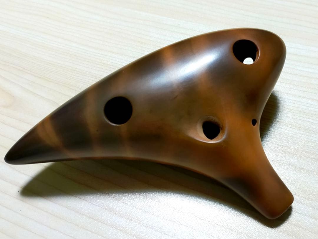 TNG オカリナ ( ブラウン / 12穴 / AC )Ocarina 紫砂