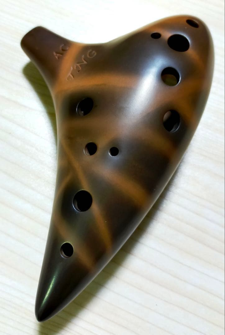 TNG オカリナ ( ブラウン / 12穴 / AC )Ocarina 紫砂