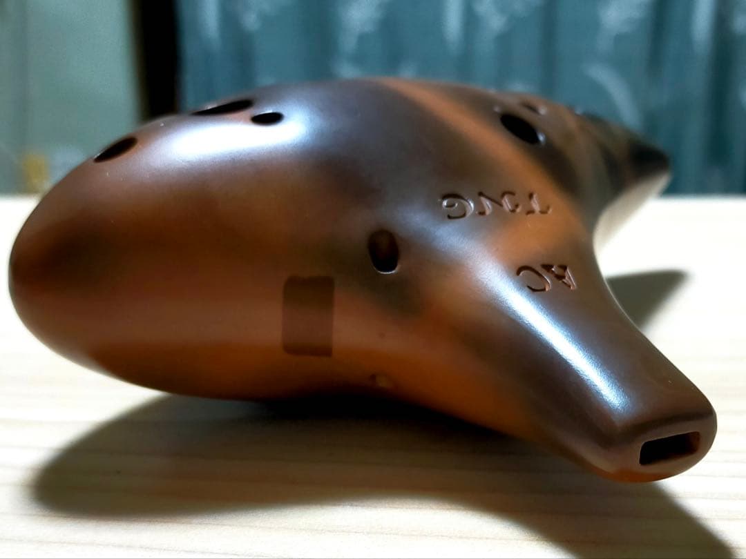 TNG オカリナ ( ブラウン / 12穴 / AC )Ocarina 紫砂