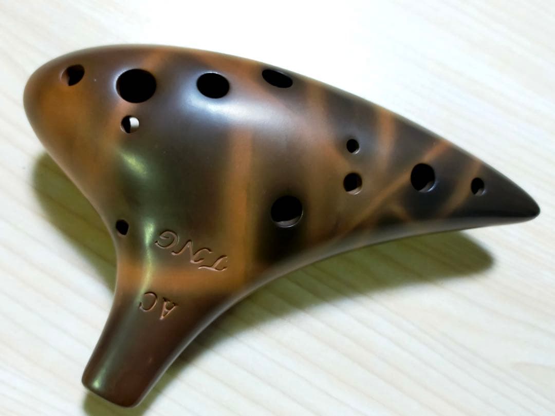 TNG オカリナ ( ブラウン / 12穴 / AC )Ocarina 紫砂