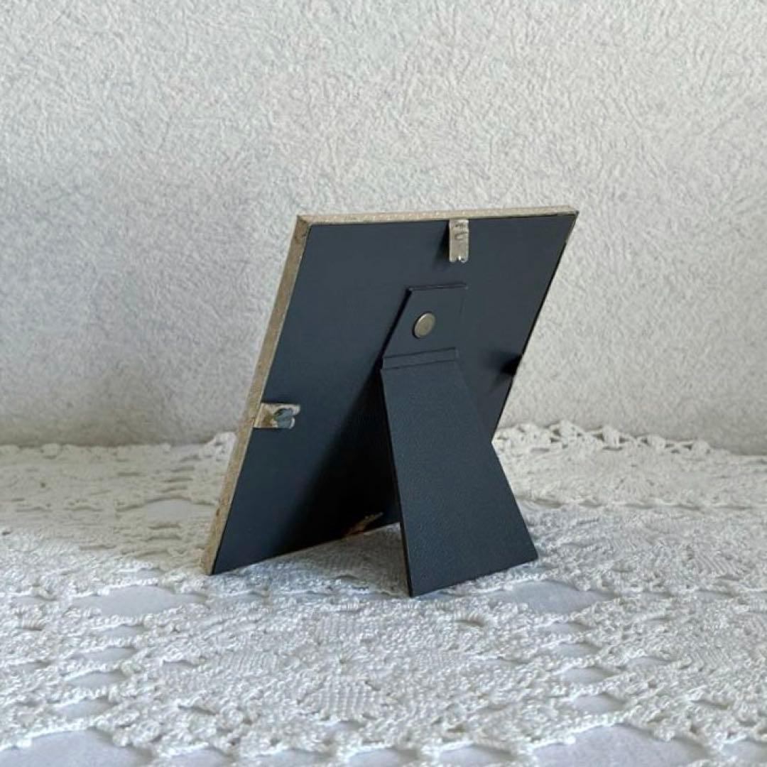 RT124 小花模様のデンマークヴィンテージ フォトフレーム 9.2×9.2