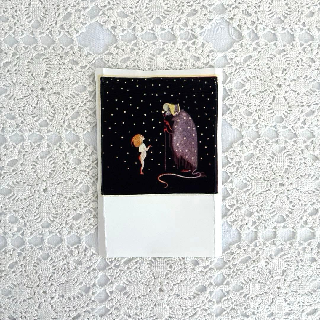 RT124 小花模様のデンマークヴィンテージ フォトフレーム 9.2×9.2