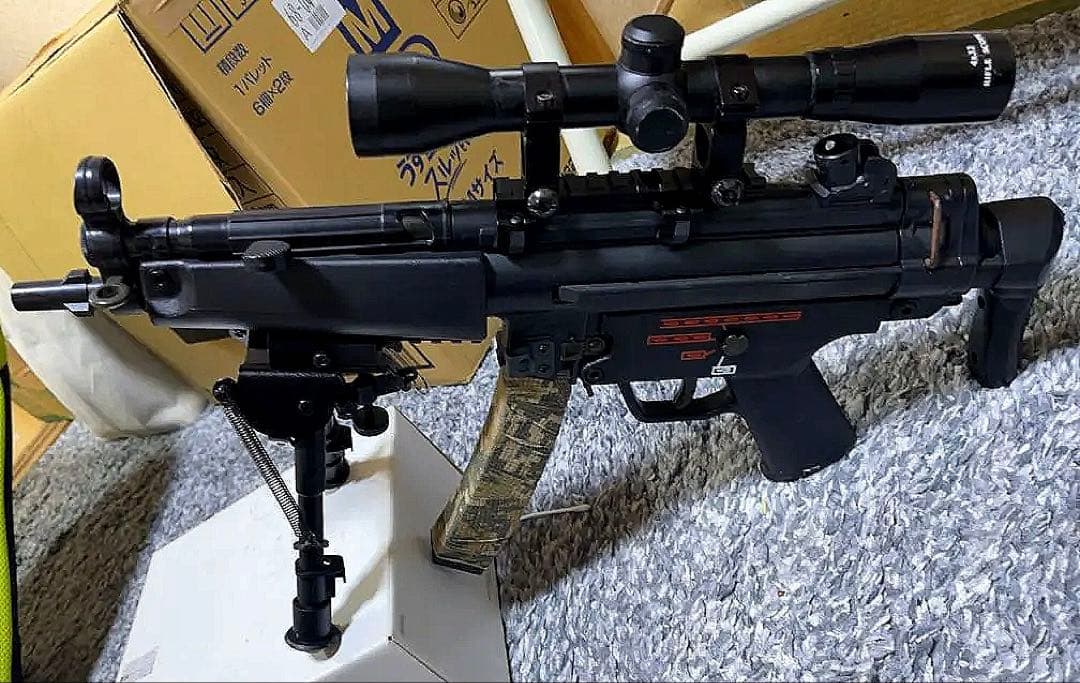 JAC MP5 A5 ガスガン　スコープ付き　AK m16 m870