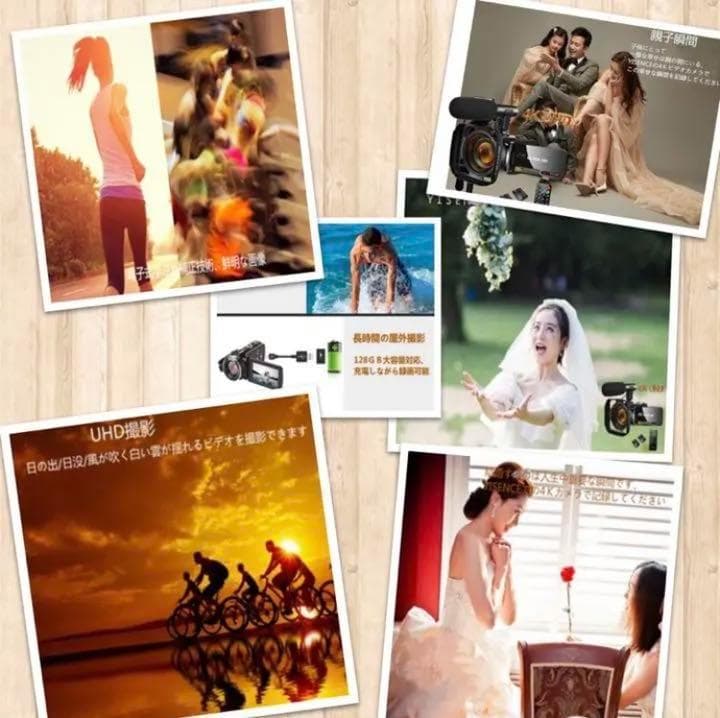 ❤プロ顔負けの高機能を多機能搭載❣高画質で録画できる♪❤4K　ビデオカメラ