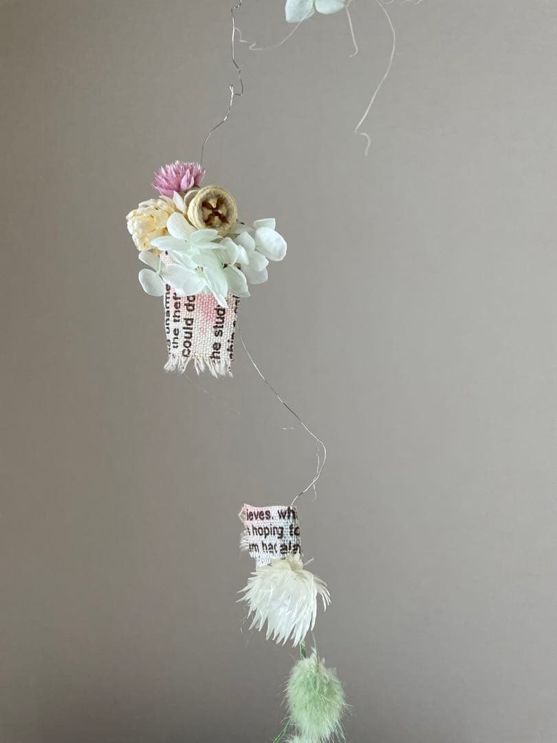 アイスグリーンの爽やかな紫陽花フライングリース